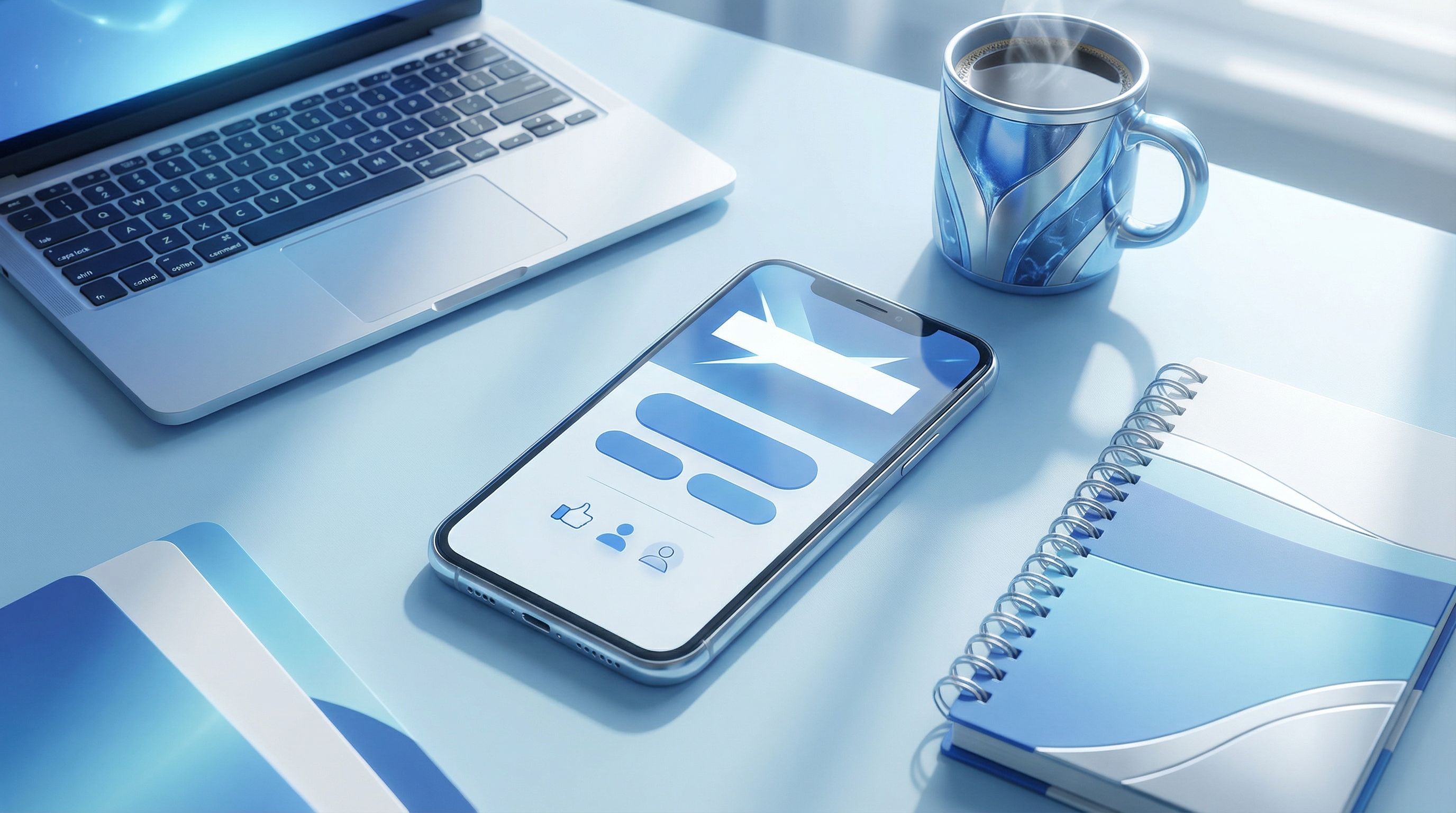 Clean mobile phone screen mockup showing a Liinks-style link-in-bio page with a bold headline, one p